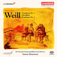 Die Deutsche Kammerphilharmonie Bremen - Weill: Symphonies Nos 1 & 2; Quodlibet