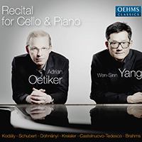 Yang, Wen-Sinn - Recital for Cello & Piano (with Adrian Oetiker)