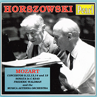 Mieczyslaw Horszowski - Horszowski Plays Mozart Concertos vol. I (CD 1)