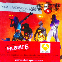 RBD - Rebelde Tour Generacion RBD En Vivo