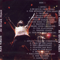 Iron Maiden - 1993.04.10 - Au Revoir Bruce (Elysee Montmartre, Paris, France: CD 2)