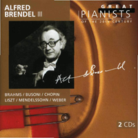 Alfred Brendel - Great Pianists Of The 20Th Century (Alfred Brendel III) (CD 1)