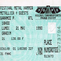 Metallica - 1990.05.21 - Palais Omnisports De Paris-Bercy - Paris, France (CD 2)