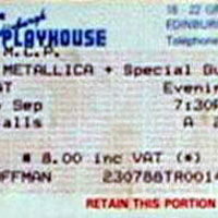 Metallica - 1988.09.25 - The Playhouse - Edinburgh, Scotland (CD 1)