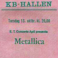Metallica - 1988.10.13 - KB Hallen - Copenhagen, Denmark (CD 1)