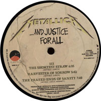 Metallica - ...And Justice For All (LP 2)
