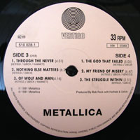 Metallica - Metallica (LP 2)
