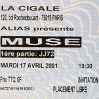 Muse - 2001.04.17 - Live @ La Cigale, Paris, France