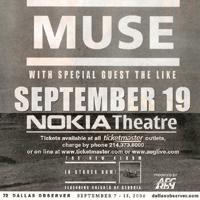 Muse - 2006.09.19 - Live @ Nokia Theater, Grand Prairie, TX, USA (CD 1)