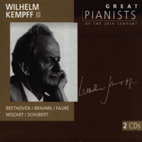 Wilhelm Kempff - Great Pianists Of The 20Th Century (Wilhelm Kempff III) (CD 1)