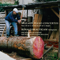 Ronald Brautigam - W.A. Mozart: Piano concertos 24 & 25 (with Die Kolner Akademie, Michael Willens cond.)