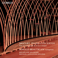 Ronald Brautigam - Mozart: Piano Concertos Nos. 19 & 23 (feat. Die Kolner Akademie, Michael Willens cond.)
