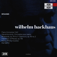 Wilhelm Backhaus - Backhaus Wilhelm - Plays Brahms (CD 2)