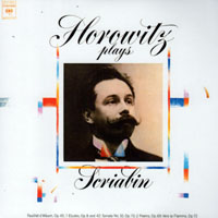 Vladimir Horowitzz - The Complete Original Jacket Collection (CD 52: Horowitz plays Scriabin)