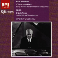 Walter Gieseking - Walter Gieseking - Mendelson's & Grieg's Piano Miniatures (CD 1)