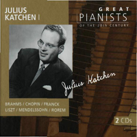 Julius Katchen - Great Pianists Of The 20Th Century (Julius Katchen I) (CD 1)