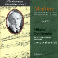 Nikolai Demidenko - The Romantic Piano Concerto 2 (Medtner: Piano Concerto No. 2; Piano Concerto No. 3) (feat. BBC Scottish Symphony Orchestra, Jerzy Maksymiuk)