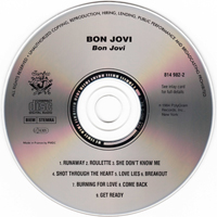 Bon Jovi - Bon Jovi (Japan Edition)
