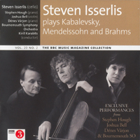 Steven Isserlis - Kabalevsky, Mendelssohn, Brahms - Works for cello