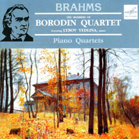 Borodin Quartet - Johannes Brahms - Piano Quartets (Borodin Quartet feat. Lubov Yedlina) [CD 2]