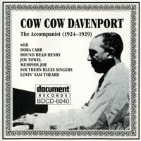 Cow Cow Davenport - The Accompanist (1924-1929)