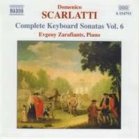 Zarafiants, Evgeny - Domrnico Scarlatti - Complete Keyboard Sonatas, Vol. 06