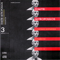 Mitropoulos, Dimitri - Retrospective, Vol. 3  (CD 3: Barber - 'Vanessa', act 2)