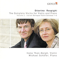 Then-Bergh, Ilona - Respighi, O.: Violin Music, Vol. 2 (feat. Michael Schafer)