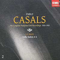 Pablo Casals - The Complete Published EMI Recordings 1926-1955 (CD 2: Bach Cello Suites pt. II)