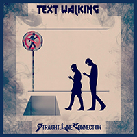 Straight Line Connection - Text Walking (Single)