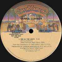 Donna Summer - Dim All The Lights (Promo Single)