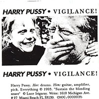 Harry Pussy - Vigilance!