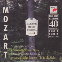 Yo-Yo Ma - Yo-Yo Ma: 30 Years Outside The Box (CD 31): Mozart: Serenade No. 10, Gran Partita, Sonata for Bassoon and Cello