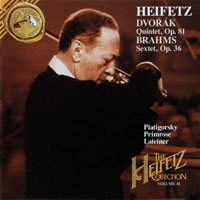 Jascha Heifetz - The Heifetz Collection, Vol.41 - Dvorak, Brahms