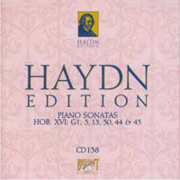 Franz Joseph Haydn - Haydn Edition (CD 138): Piano Sonatas Hob XVI-G1, 3, 13, 30, 44 & 43