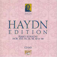 Franz Joseph Haydn - Haydn Edition (CD 143): Piano Sonatas Hob XVI-45, 18, 38, 40 & 48