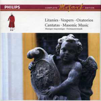 Wolfgang Amadeus Mozart - Mozart: The Complete Philips Edition (Box 11) - Litanies, Vespers, Oratorios, Cantatas, Masonic Music (CD 1)