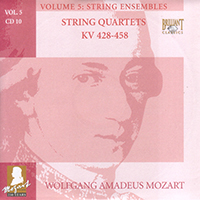 Wolfgang Amadeus Mozart - Complete Works, Volume 5 - String Ensembles (CD 10: String Quartets KV 428-458)