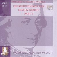 Wolfgang Amadeus Mozart - Complete Works, Volume 7 - Sacred Works (CD 18: Die Schuldigkeit Des Ersten Gebots KV 35, part 1)