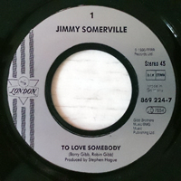 Jimmy Somerville - To Love Somebody (7'' Single)