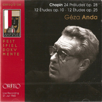 Geza Anda - Geza Anda paly Chopin's Works (CD 1) Etudes, op. 10 & op. 25