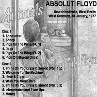 Pink Floyd - 1977.01.30 - Absolut Floyd - Deutschlandhalle, West Berlin, West Germany (CD 2)