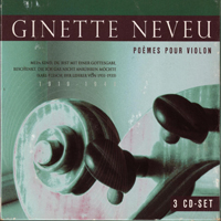 Ginette Neveu - Poemes Pour Violon (CD 1)