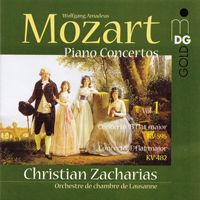 Christian Zacharias - Mozart - Piano Concertos, Vol. 1 