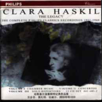 Clara Haskil - The Legacy Of Clara Haskil (CD 10)