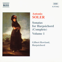 Gilbert Rowland - Antonio Soler: Sonatas For Harpsichord Vol. 1