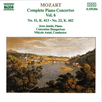 Jeno Jando - W.A. Mozart - Complete Piano Concertos (CD 06: NN 22, 11)