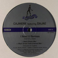 Cajmere - I Need You (Remixes) (Vinyl)