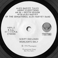 Sensational Alex Harvey Band - Talks About Everything, 1974