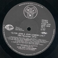 Elton John - Elton John & John Lennon - Live, 1974 (Japan Edition) [LP]